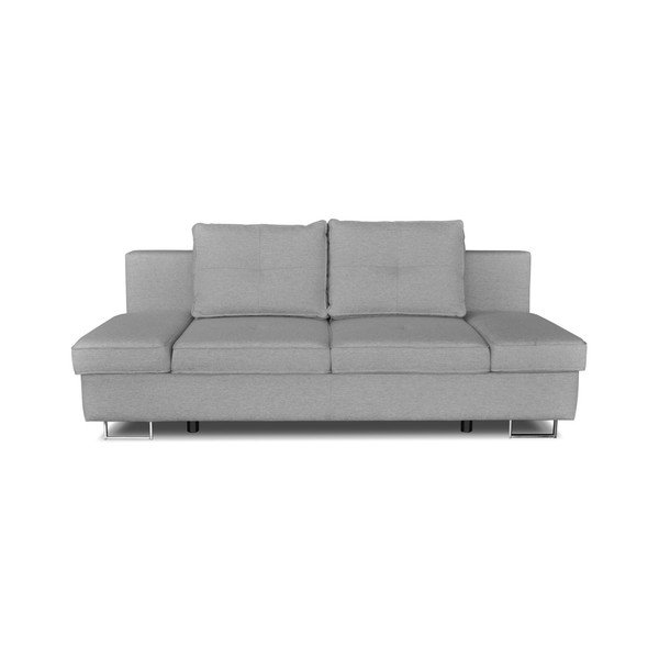 Canapea extensibilă cu 2 locuri Windsor & Co. Sofas Iota, gri deschis-image-4