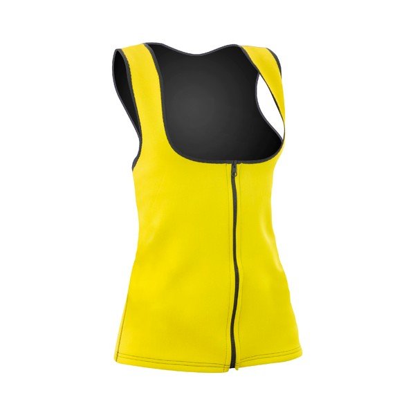 Vestă damă, sport cu efect de saună InnovaGoods, măr. M, galben