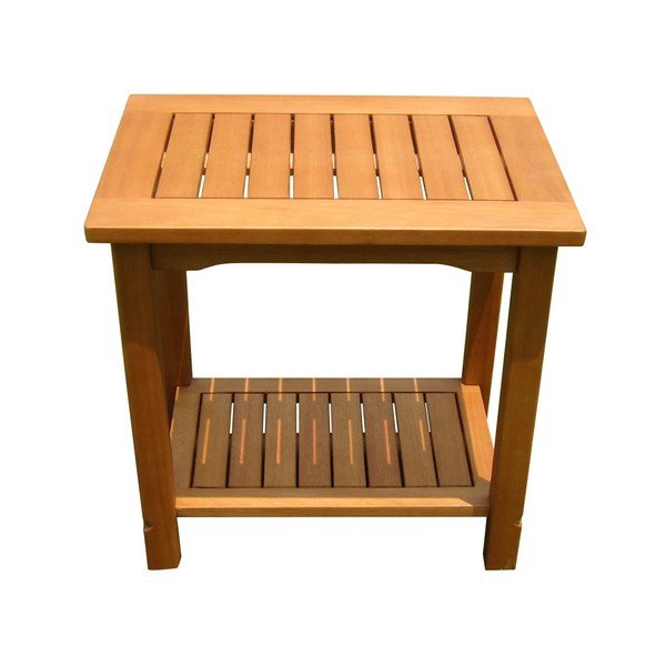 Măsuță de grădină din lemn de eucalipt 35x50 cm Santa Cruz – Garden Pleasure