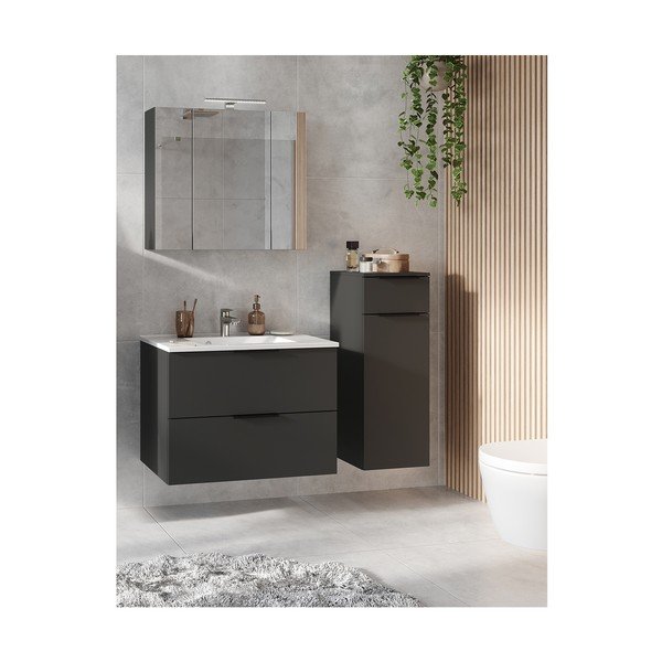 Set mobilă de baie gri antracit Crandon – Germania-image-1