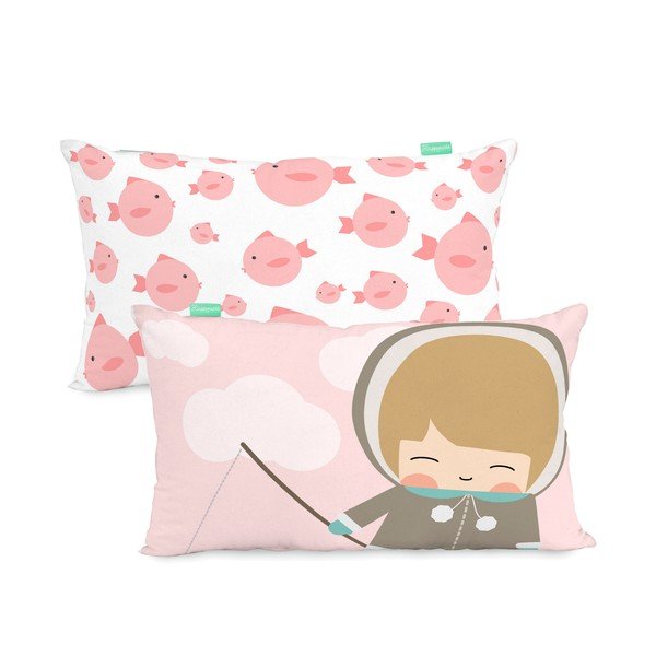 Față de pernă din amestec de bumbac Happynois Skymo Day, 50 x 30 cm-image-3