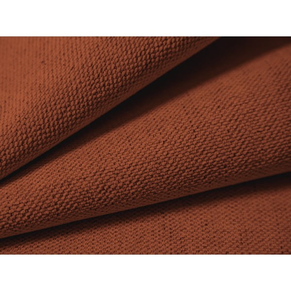 Pat matrimonial cărămiziu tapițat cu spațiu de depozitare cu somieră 200x200 cm Campi – Cosmopolitan Design-image-3