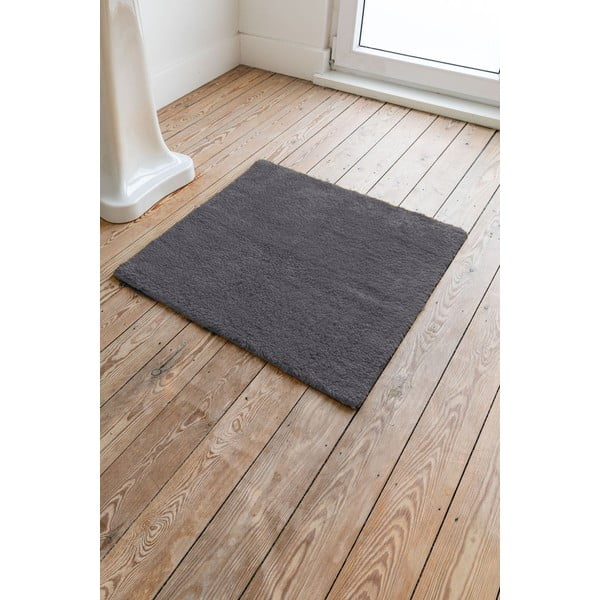 Covoraș din bumbac pentru baie Tiseco Home Studio Luca, 60 x 60 cm, gri-image-1