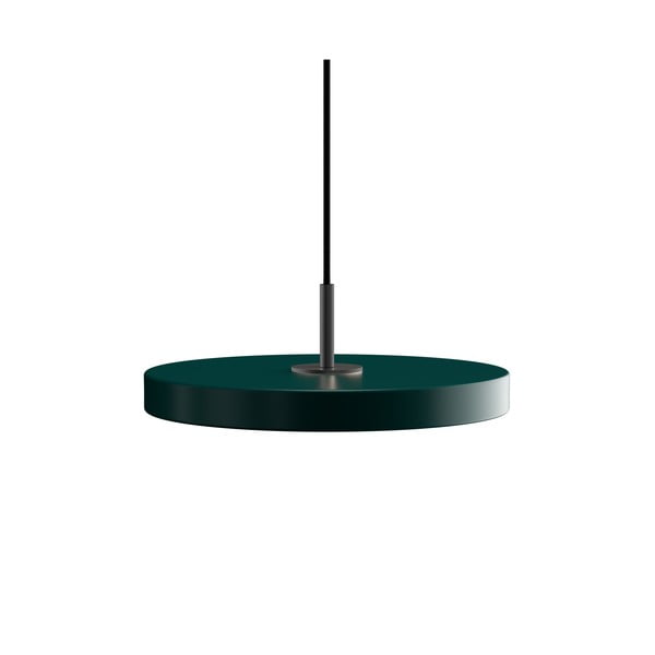 Lustră verde-închis LED cu abajur din metal ø 31 cm Asteria Mini – UMAGE