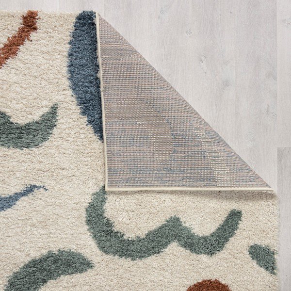 Covor crem 80x150 cm Squiggle – Flair Rugs-image-2