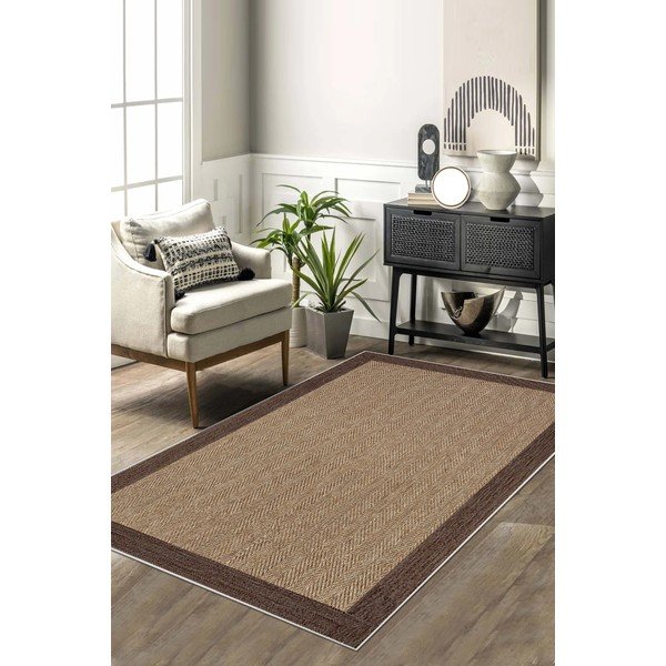 Covor bej lavabil 160x230 cm Daphne – Vitaus-image-1