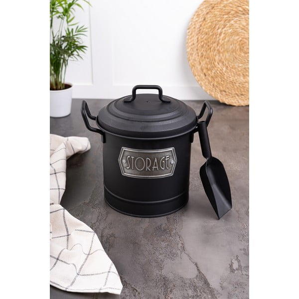 Recipient pentru alimente vrac și lopățică din oțel – Hermia-image-1