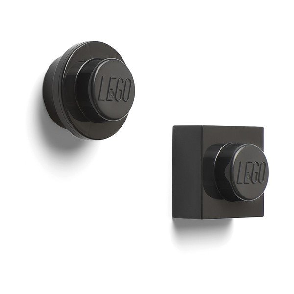 Set 2 magneți LEGO®, negru