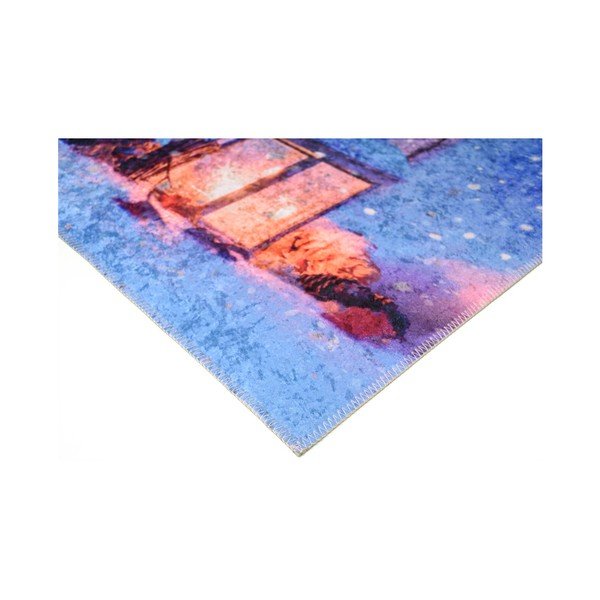 Covor Vitaus Lantern, 80 x 150 cm, albastru-image-1
