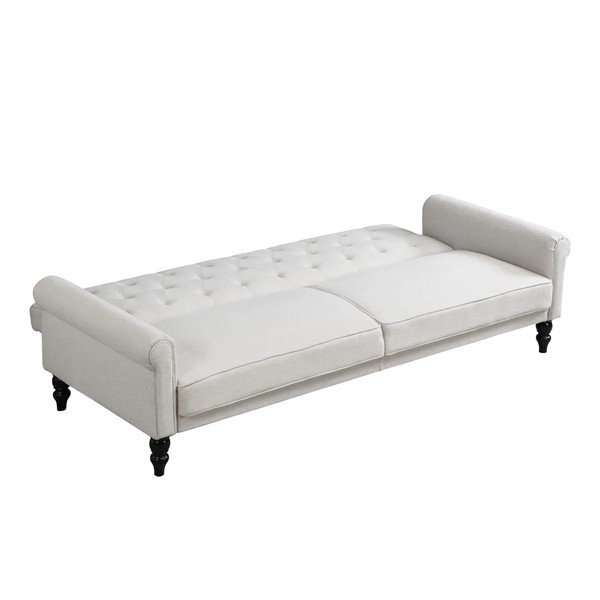 Canapea crem reglabilă/extensibilă 222 cm Tyne – Støraa-image-4