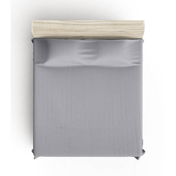 Cuvertură gri matlasată pentru pat dublu 220x240 cm Monart – Mijolnir-image-2