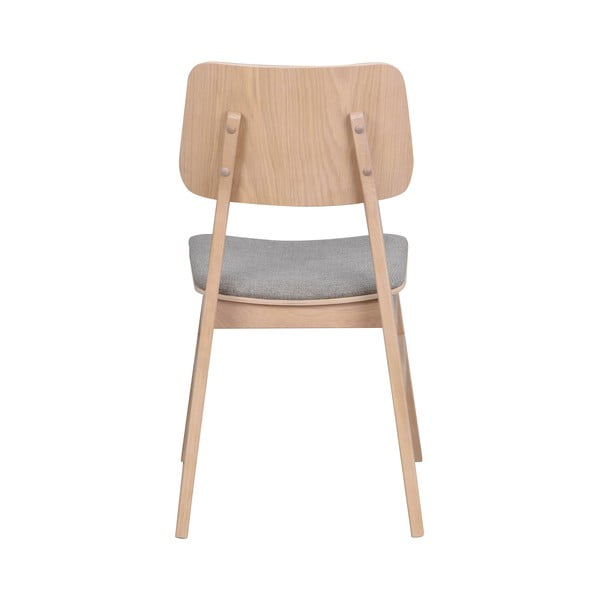 Scaun de dining cu șezut gri deschis Rowico Nagano, maro deschis-image-4