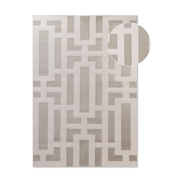 Covor gri/crem 120x170 cm Perles Onyx – Elle Decoration