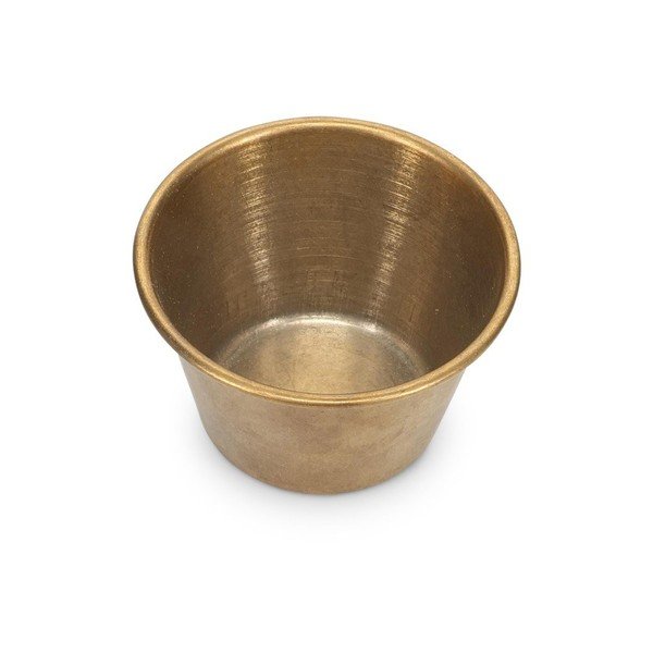 Bol mic auriu pentru servire din metal 110 ml Serve – BonBistro-image-1