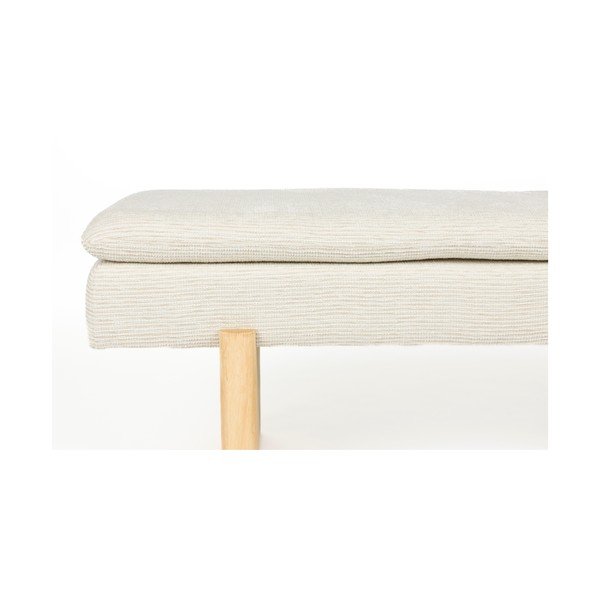 Bancă crem capitonată Jappo – White Label-image-3