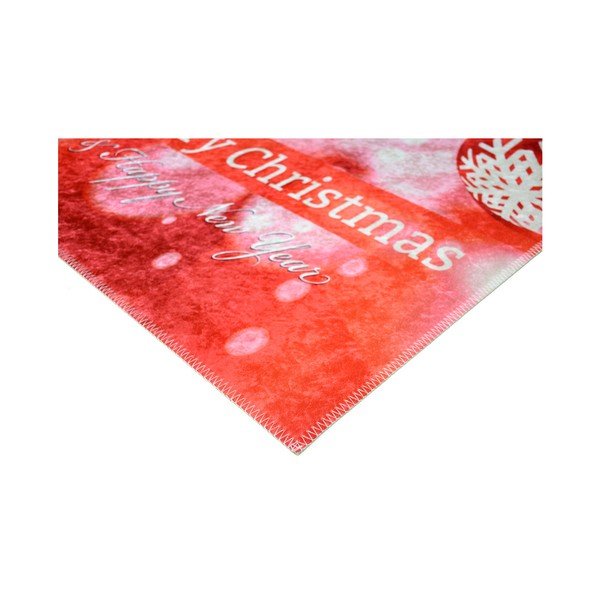 Covor Vitaus Christmas Decorations, 50 x 80 cm, roșu-alb-image-1
