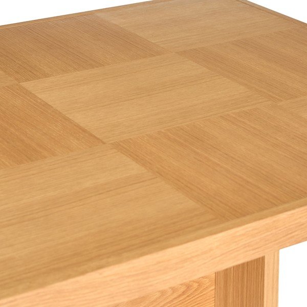 Masă de dining cu aspect de lemn de stejar 95x195 cm Skak – Hübsch-image-4