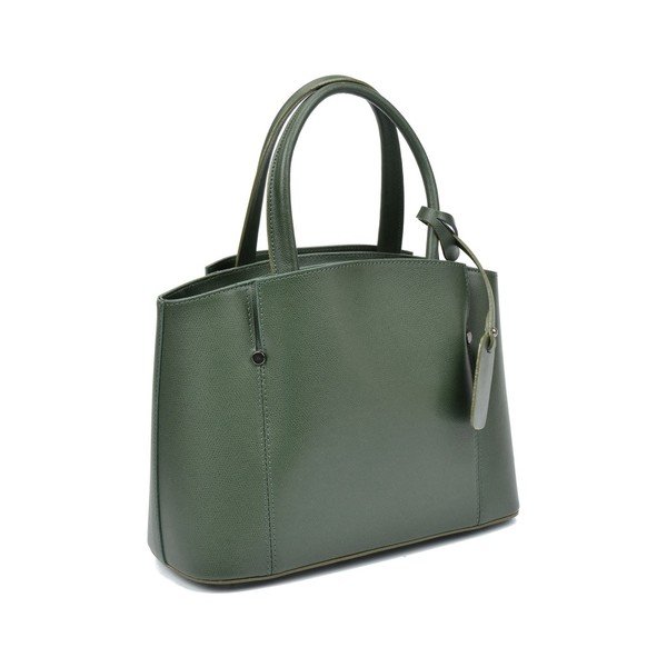 Poșetă din piele Isabella Rhea Fabia, verde-image-4
