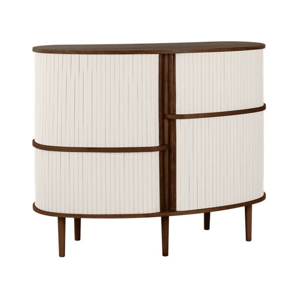 Dulap maro-bej cu aspect de lemn de stejar cu ușă glisantă 120x100x50 cm Audacious – UMAGE-image-1