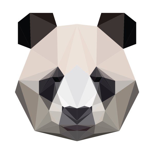 Autocolant Ambiance Origami Panda-image-2