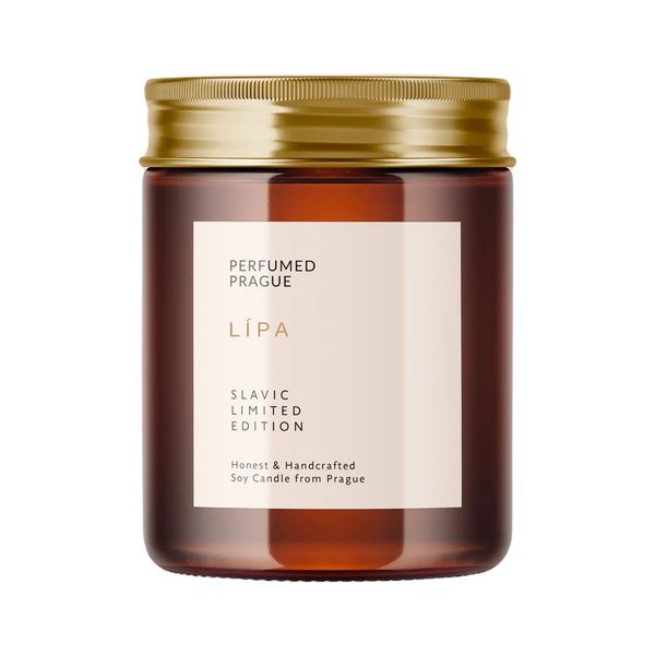 Lumânare parfumată din ceară de soia Slavic Edition: #88 Linden, Moss, Hibiscus – Perfumed Prague