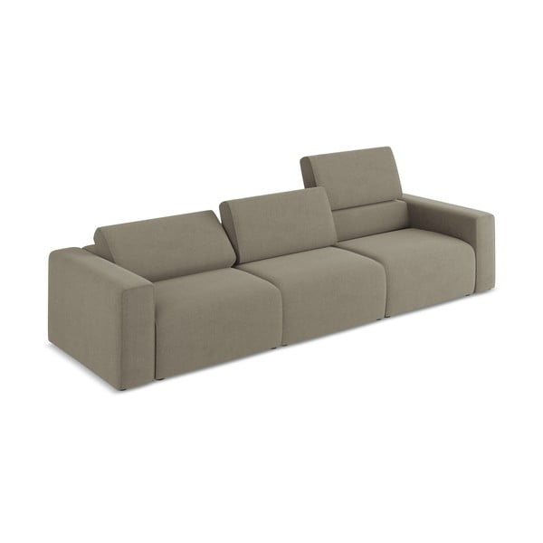 Canapea modulară maro deschis 314 cm Kalea – Makamii-image-1
