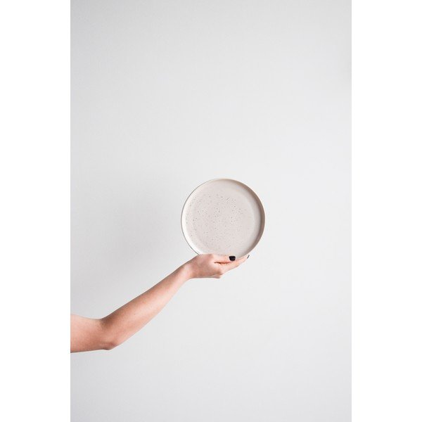 Farfurie mică din gresie ÅOOMI Dust, ø 20 cm, roz deschis-image-2