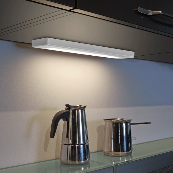Aplică de perete albă LED (lungime 34 cm) Alino – Trio-image-1