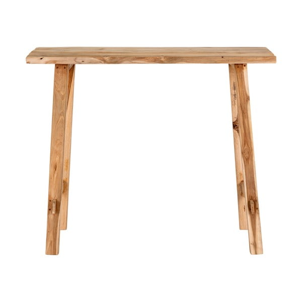 Masă consolă din lemn de tec 30x90 cm Girona – House Nordic-image-3