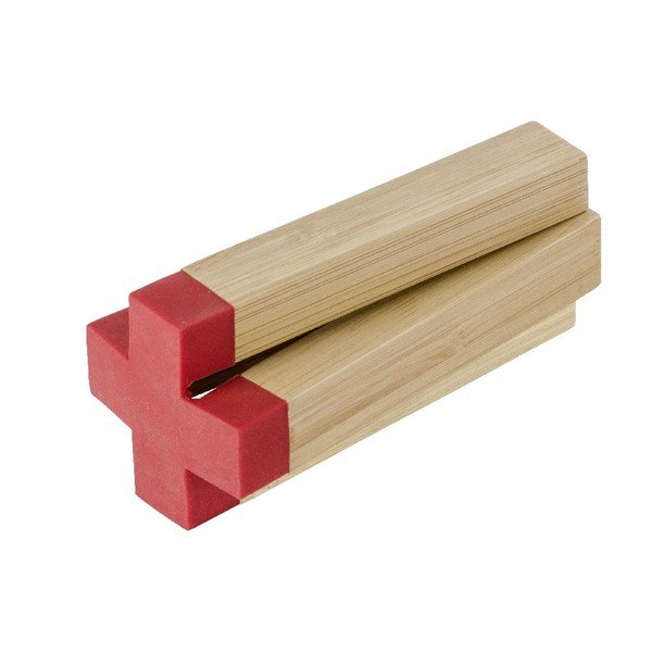 Suport din lemn pentru vase fierbinți Wenko Cross Red, roșu-image-2