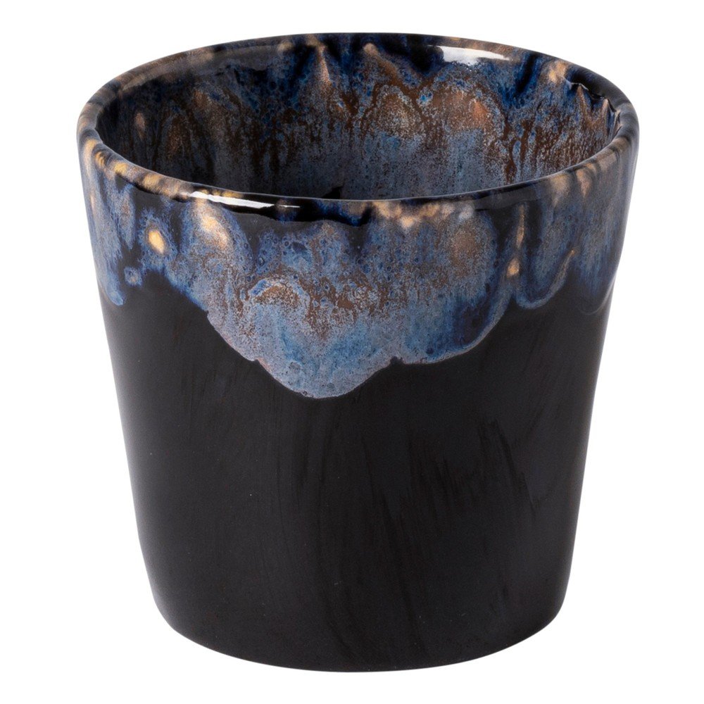 Ceașcă neagră/albastră pentru espresso din gresie 210 ml Grespresso – Costa Nova