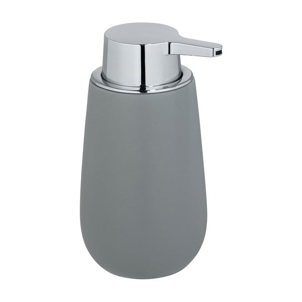 Dozator de săpun lichid gri din ceramică 320 ml Badi – Wenko