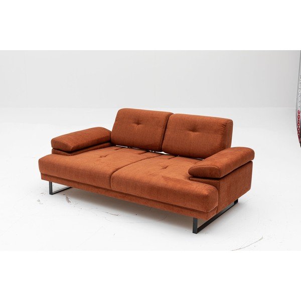 Canapea portocalie 199 cm Mustang – Balcab Home-image-3