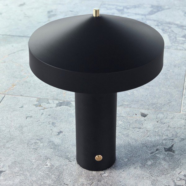 Veioză neagră din metal (înălțime 41 cm) Hatto – OYOY Living Design-image-1