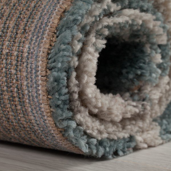 Covor tip traversă Flair Rugs Nuru, 60x230 cm, albastru-gri-image-3