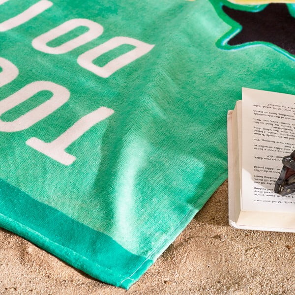 Prosop de plajă verde din bumbac 76x160 cm Toucan Do It – Catherine Lansfield-image-2