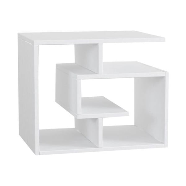Măsuță auxiliară Labirent, alb-image-2