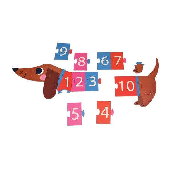Puzzle (număr de piese 16) Sausage Dog – Rex London