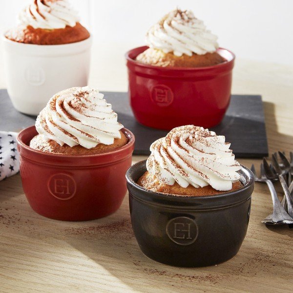 Formă ramekin din ceramică Emile Henry N°10, ⌀ 10 cm, roșu-image-1