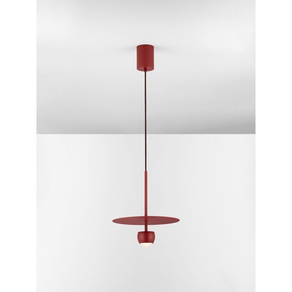 Lustră roșie LED din aluminiu ø 30 cm Edem – Nova Luce-image-4