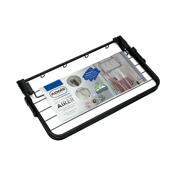 Uscător de rufe negru de agățat pe calorifer Addis 6 Bar Radiator Airer-image-2