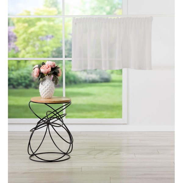 Perdea albă din voal 150x50 cm Avenue – Mendola Fabrics-image-4