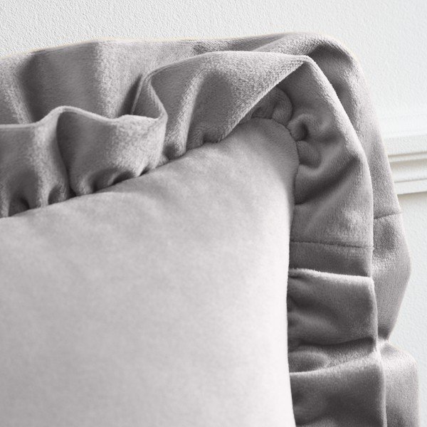 Pernă decorativă din catifea 43x43 cm Velvet Double Frill – Catherine Lansfield-image-2