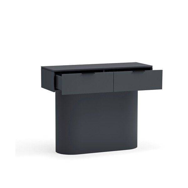 Masă consolă gri antracit 36x100 cm Totem – Teulat-image-3