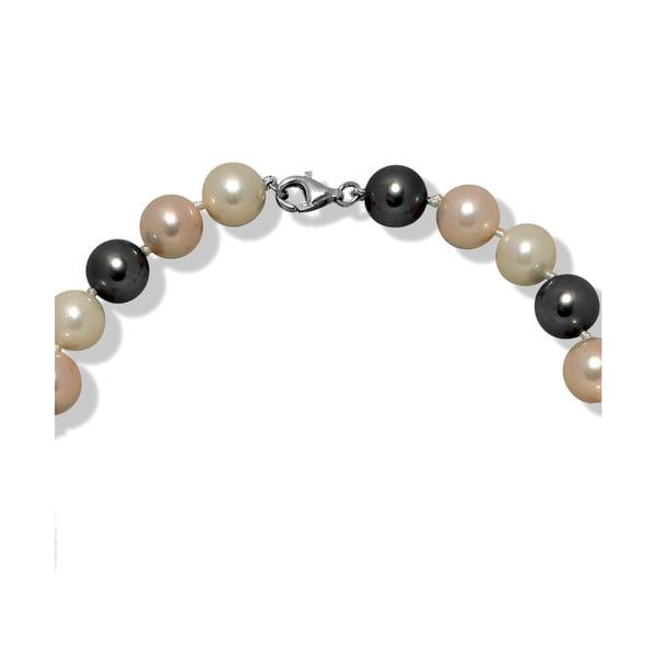 Colier roz cu gri Mara de Vida Perldor, lungime 50 cm-image-1