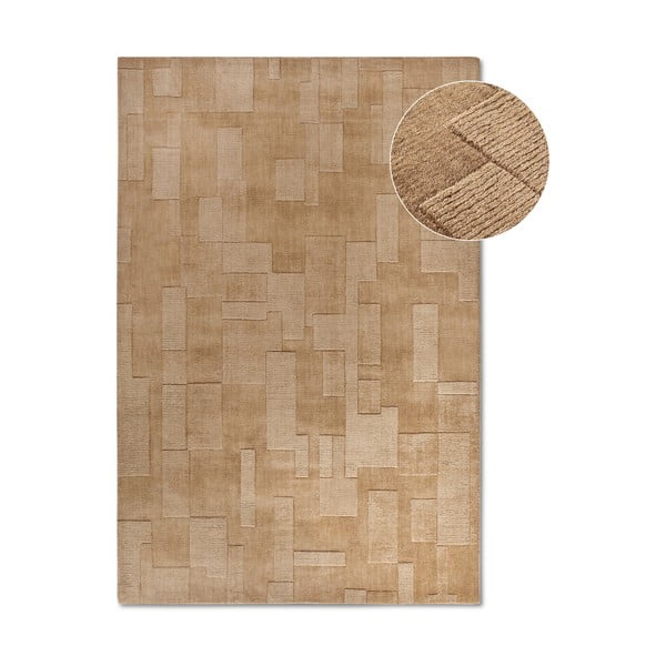 Covor bej țesut manual din lână 80x150 cm Wilhelmine – Villeroy&Boch