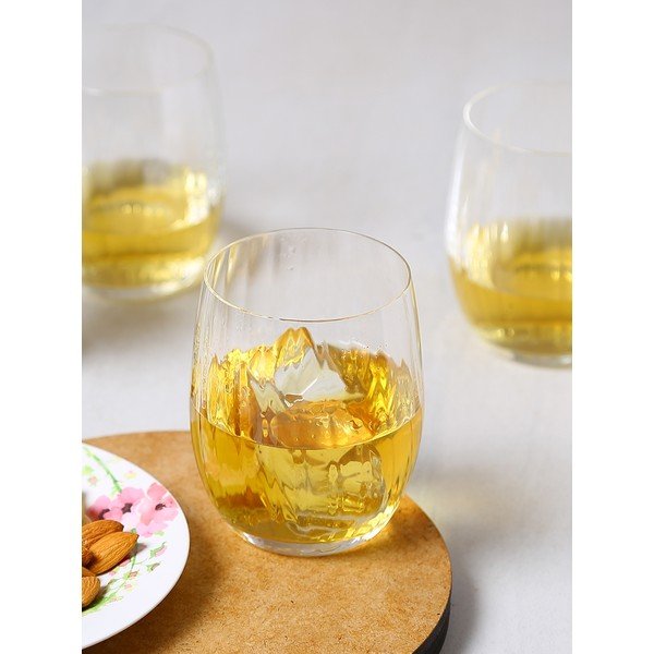 Set 6 pahare pentru whisky Crystalex Waterfall, 300 ml-image-1