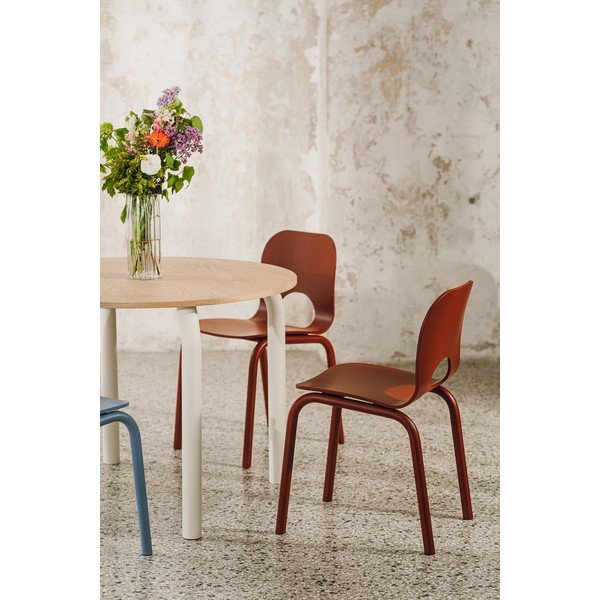 Scaun de dining roșu Atto – noo.ma-image-4