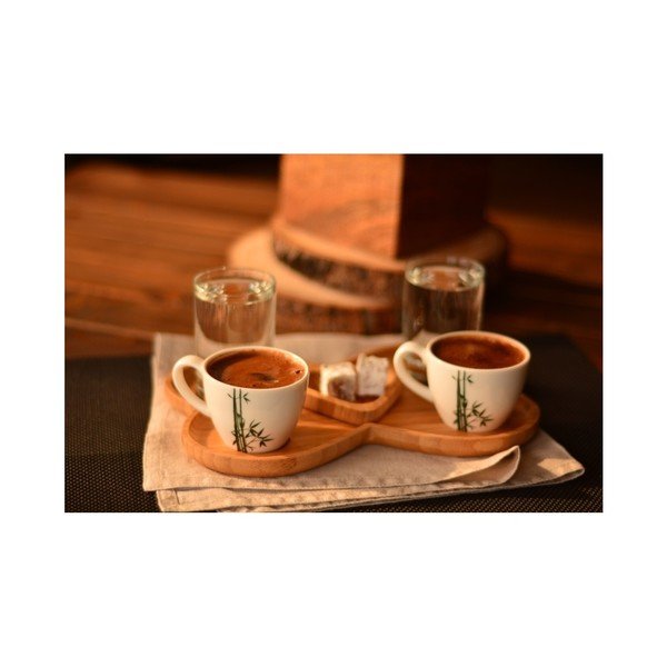 Suport din bambus pentru cești ceai Sail-image-1