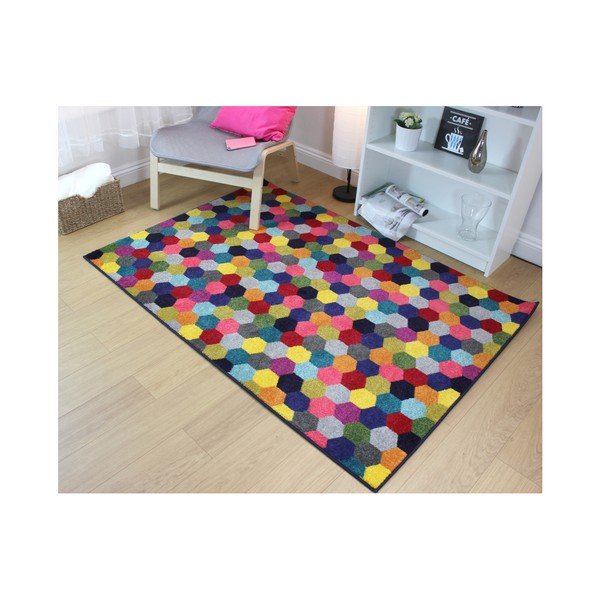 Covor Flair Rugs Radiant Hexagon Multi, 170 x 120 cm-image-1